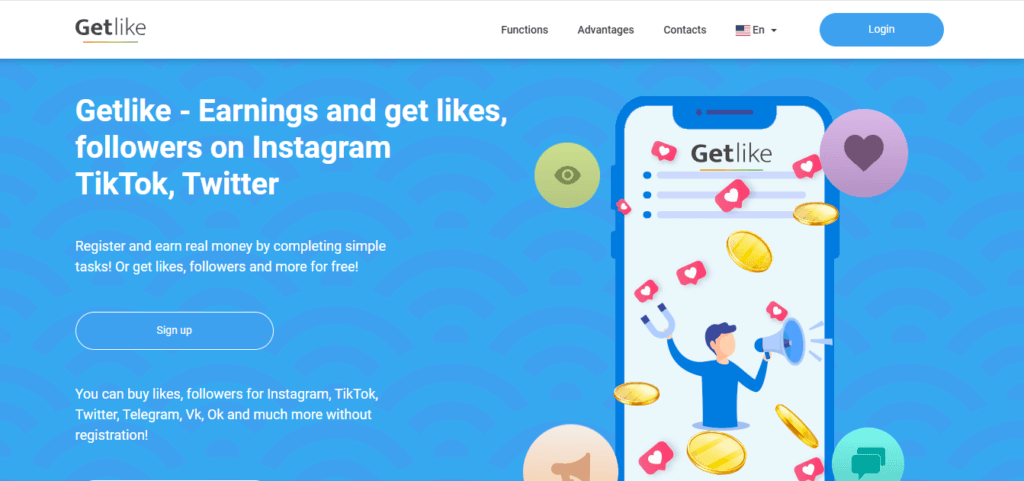 Screenshot of Homepage Official of webside